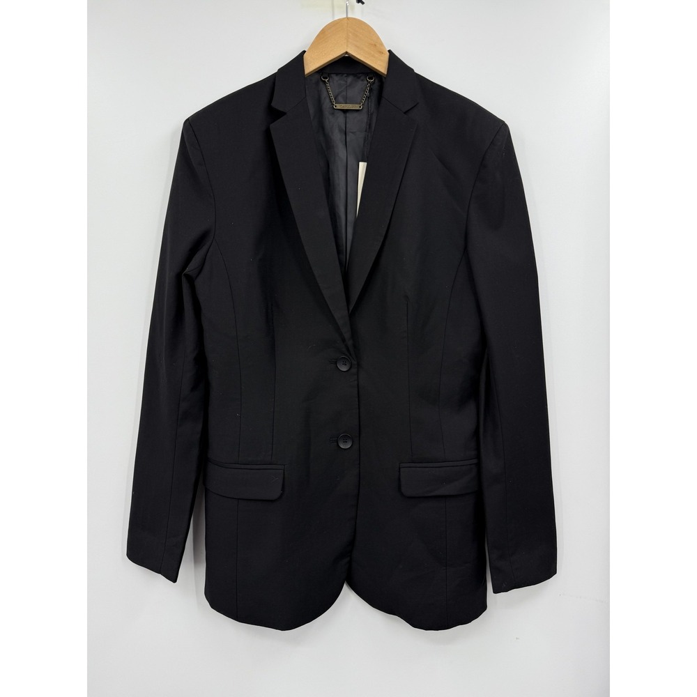 Capulet Womens Black Tailored Two Button Blazer Jacket Size M New With Tags